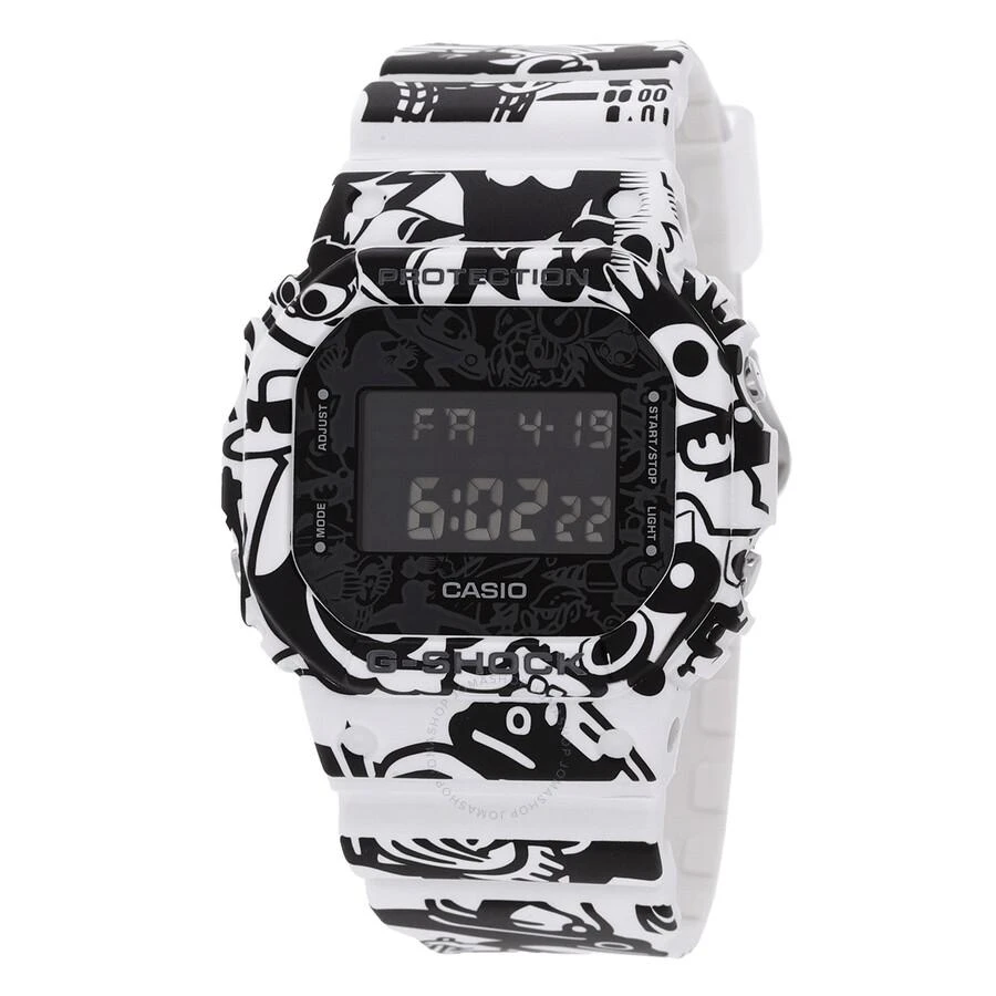 商品Casio|World Time Quartz Digital Unisex Watch DW5600-GU7,价格¥702,第1张图片