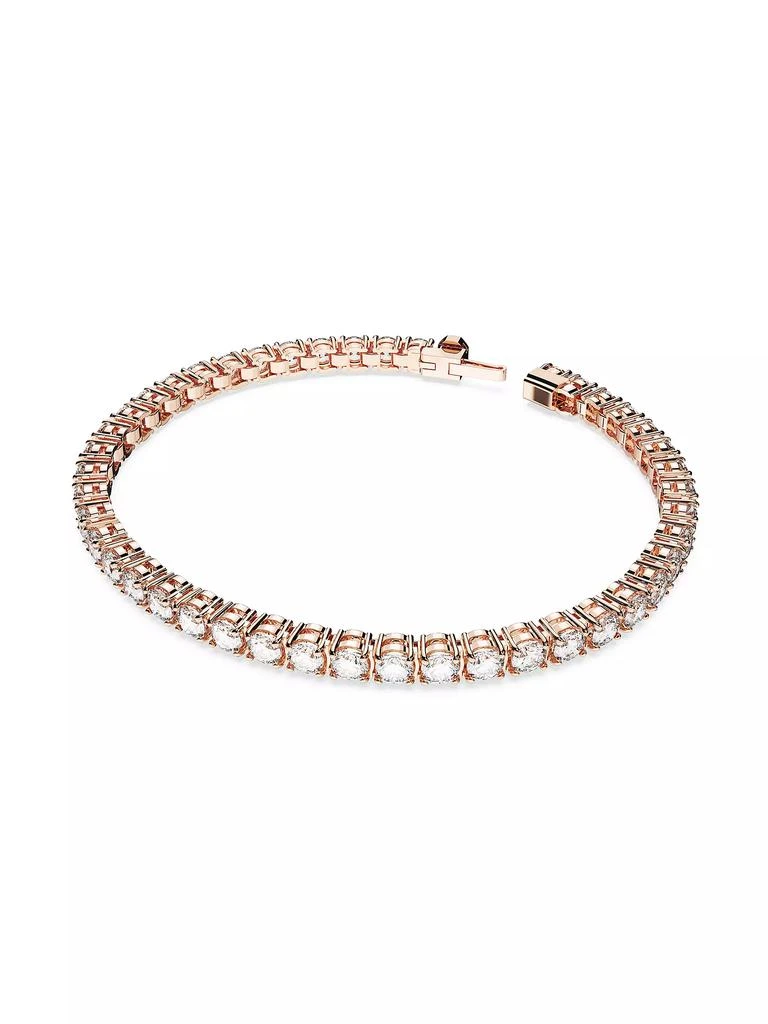 商品Swarovski|Matrix Rose-Goldtone & Crystal Tennis Bracelet,价格¥1718,第2张图片详细描述