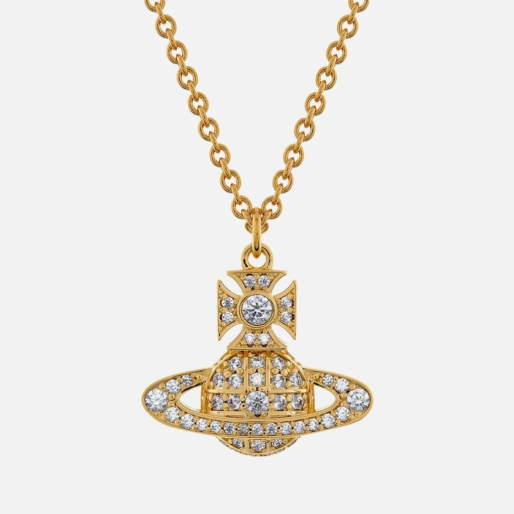 商品Vivienne Westwood|Vivienne Westwood Carmela Bas Relief Gold-Tone Necklace,价格¥1201,第1张图片