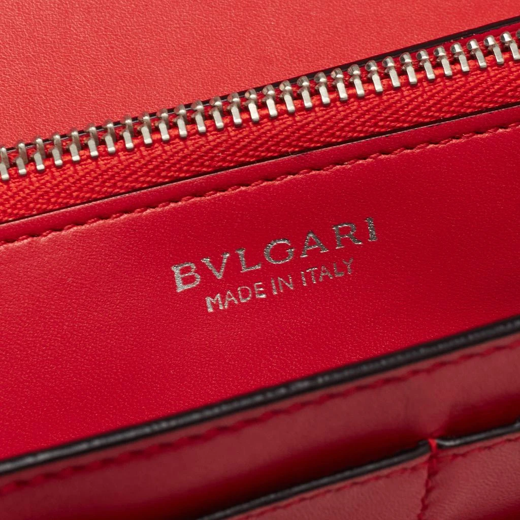 Bvlgari Red Leather Serpenti Forever Wallet 商品