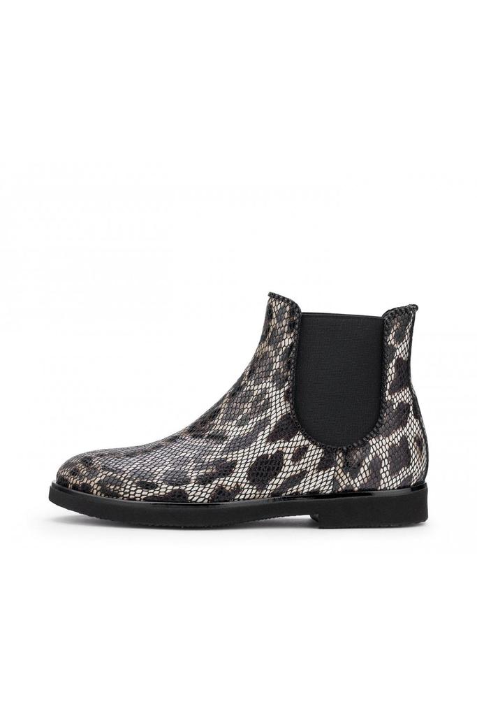 Women's AGL Leopard Print D721562BNKS0374157 Boots in Black商品第1张图片规格展示