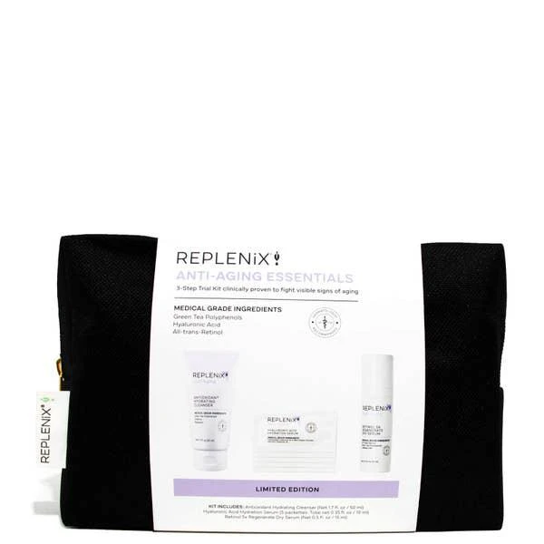 商品Replenix|Replenix Anti-Aging Essentials 3 Step Trial Kit,价格¥414,第1张图片