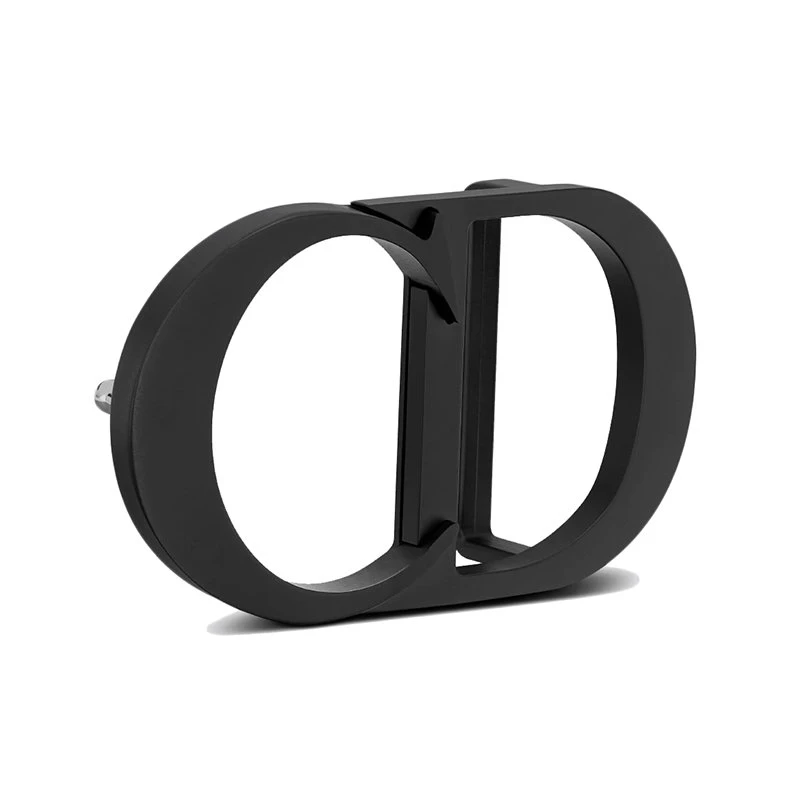 商品Dior|【预售3-7天】DIOR/迪奥  男士CD标志黄铜哑光黑漆面35mm皮带扣4912PVVAR_H00N,价格¥2177,第4张图片详细描述