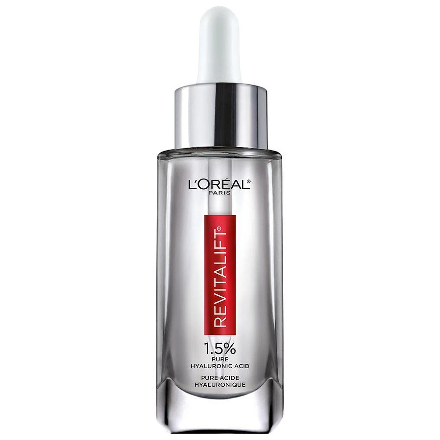 商品L'Oreal Paris|1.5% Pure Hyaluronic Acid Face Serum, Hydrate & Reduce Wrinkles Fragrance Free,价格¥250,第1张图片