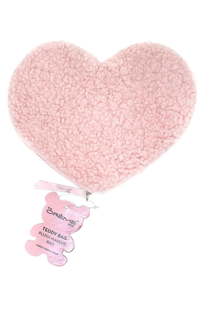 商品The Creme Shop|Heart Shape Faux Teddy Fur Makeup Bag,价格¥76,第1张图片