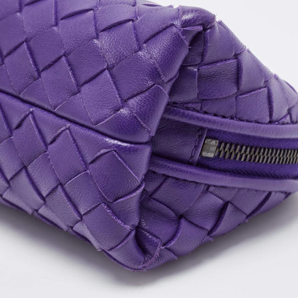 Bottega Veneta Purple Intrecciato Leather Zip Purse 商品