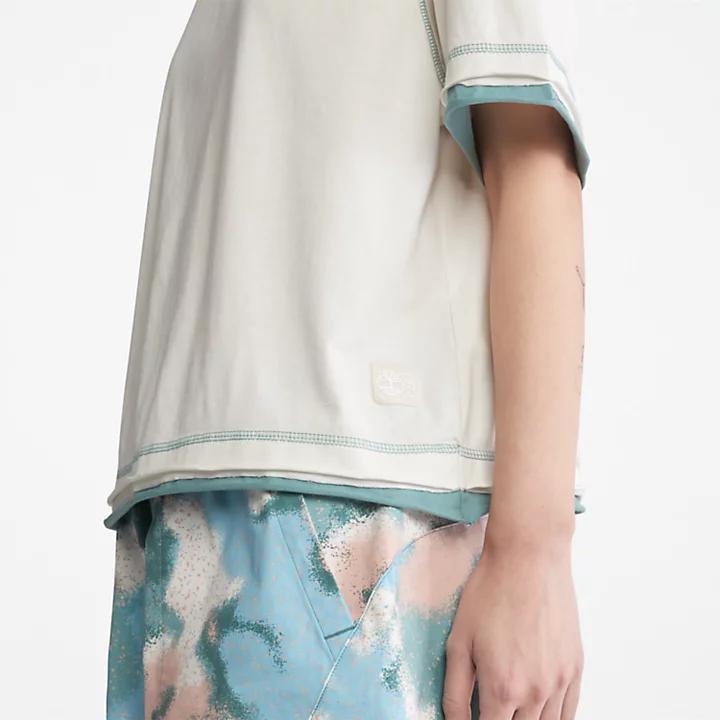 商品Timberland|Anti-Odour Supima® Cotton T-Shirt for Women in White,价格¥185,第7张图片详细描述