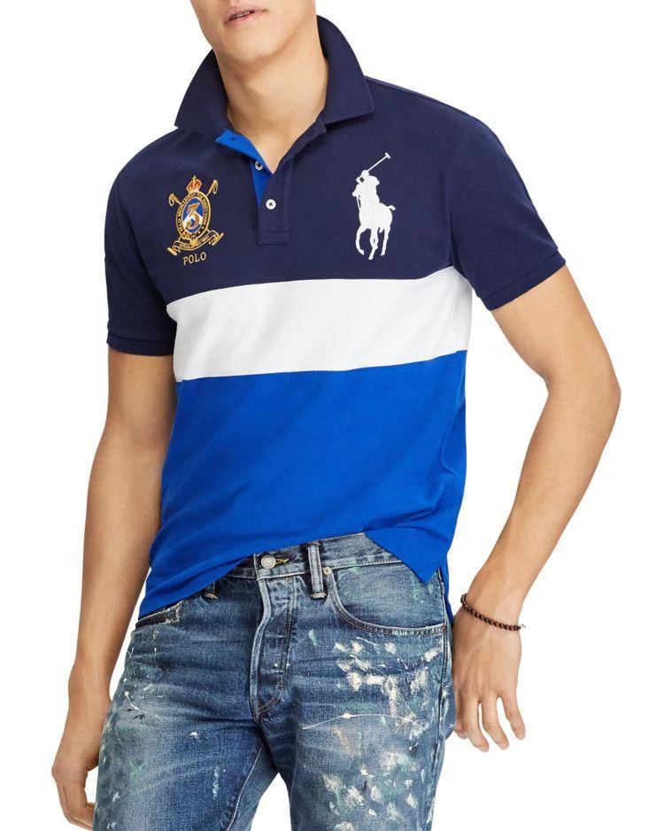 商品Ralph Lauren|Custom Slim Fit Mesh Polo Shirt ,价格¥522,第1张图片