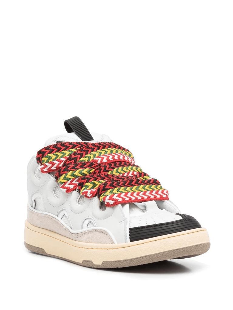 商品Lanvin|LANVIN Curb lace-up sneakers,价格¥6523,第4张图片详细描述