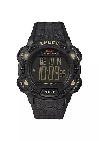 商品Timex|Expedition Shock Chrono Alarm Timer   Black,价格¥400,第1张图片