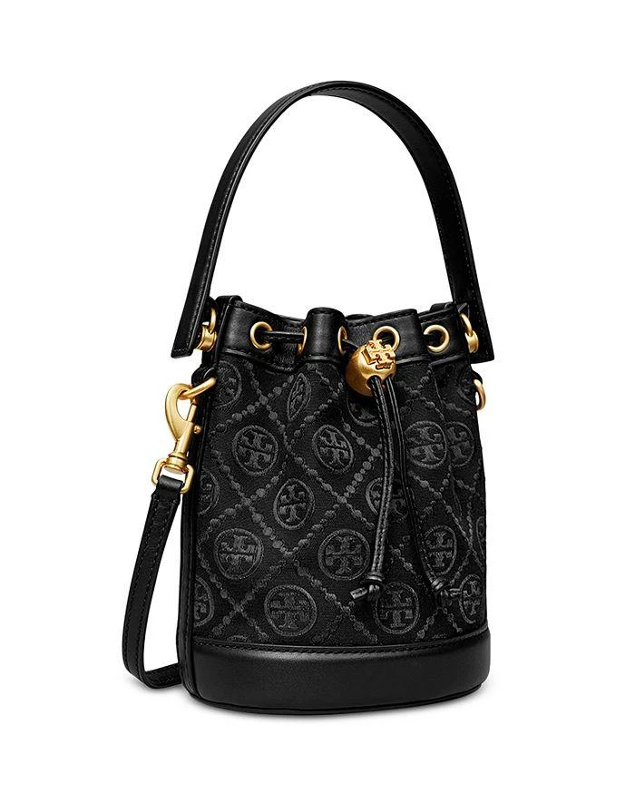 商品Tory Burch|T Monogram Jacquard Mini Bucket Bag,价格¥2764,第5张图片详细描述