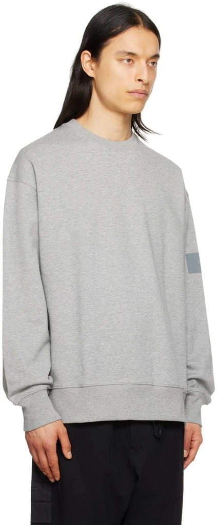 商品Y-3|Gray Dropped Shoulder Sweatshirt,价格¥981,第2张图片详细描述