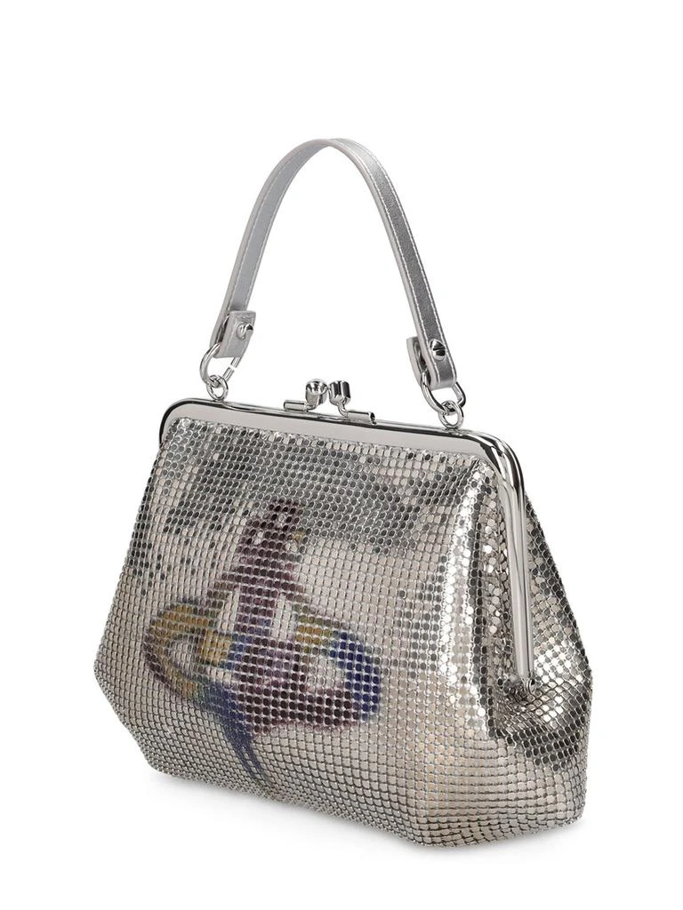 商品Vivienne Westwood|Granny Frame Metallic Top Handle Bag,价格¥2189,第3张图片详细描述