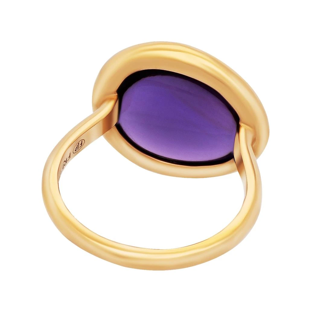 商品Fred|FRED Belles Rives 18K Rose Gold, Amethyst Band Ring sz 4.25 4B0813-047,价格¥4624,第3张图片详细描述