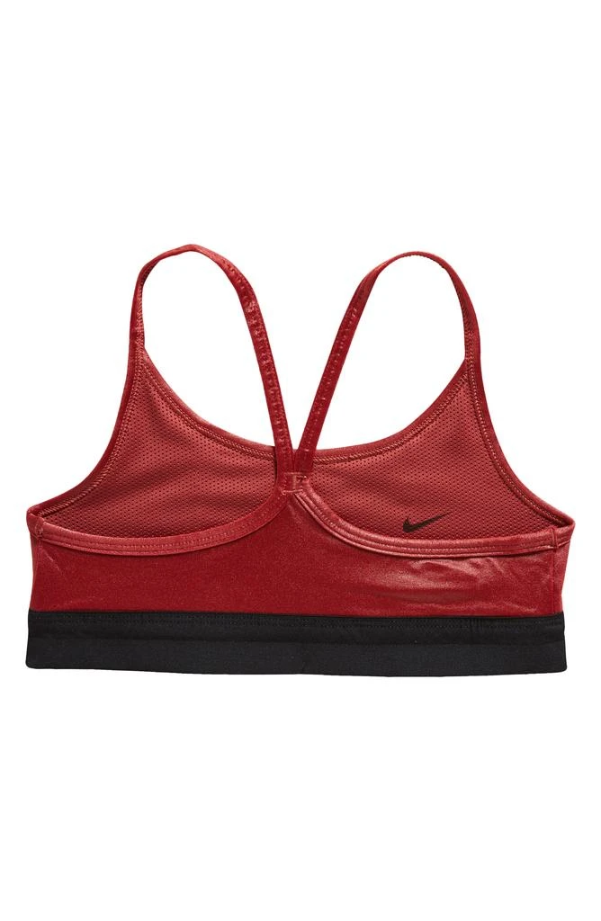 商品NIKE|Kids' Dri-FIT Indy Metallic Sports Bra,价格¥128,第2张图片详细描述