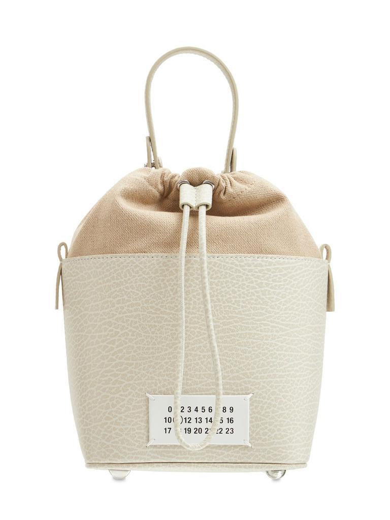 商品MAISON MARGIELA|5ac Bucket Grained Leather Bucket Bag,价格¥9794,第1张图片