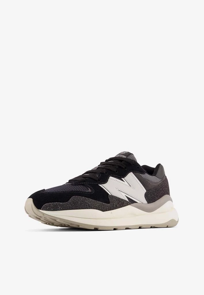 商品New Balance|57/40 Low-Top Sneakers in Black with Sea Salt and Magnet,价格¥1213,第3张图片详细描述