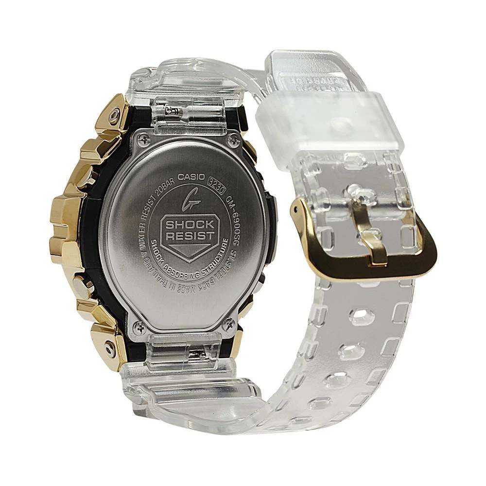 商品G-Shock|Men's Digital Clear Resin Strap Watch 49.7mm,价格¥1025,第4张图片详细描述