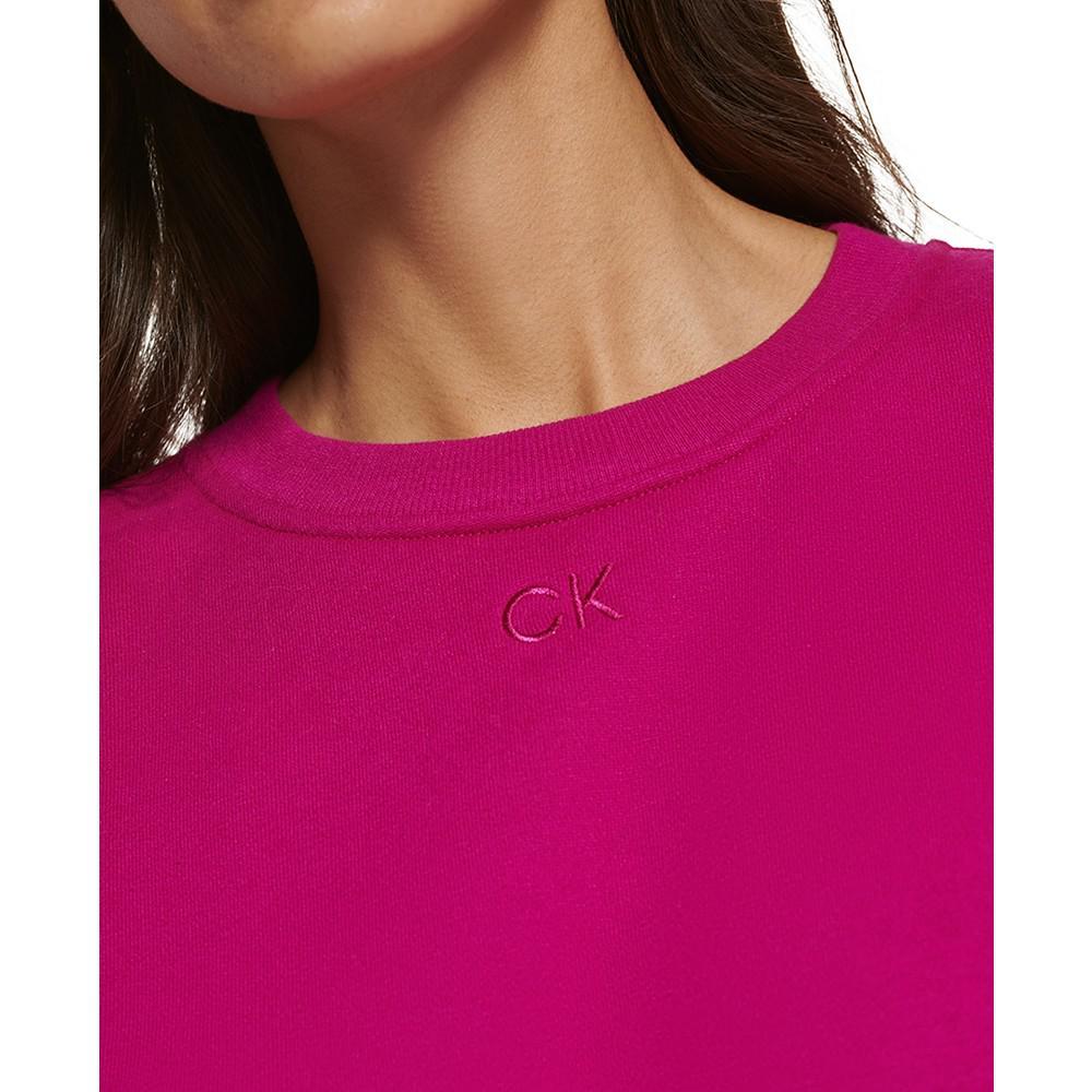商品Calvin Klein|Women's Crossover Hem Pullover,价格¥252,第6张图片详细描述