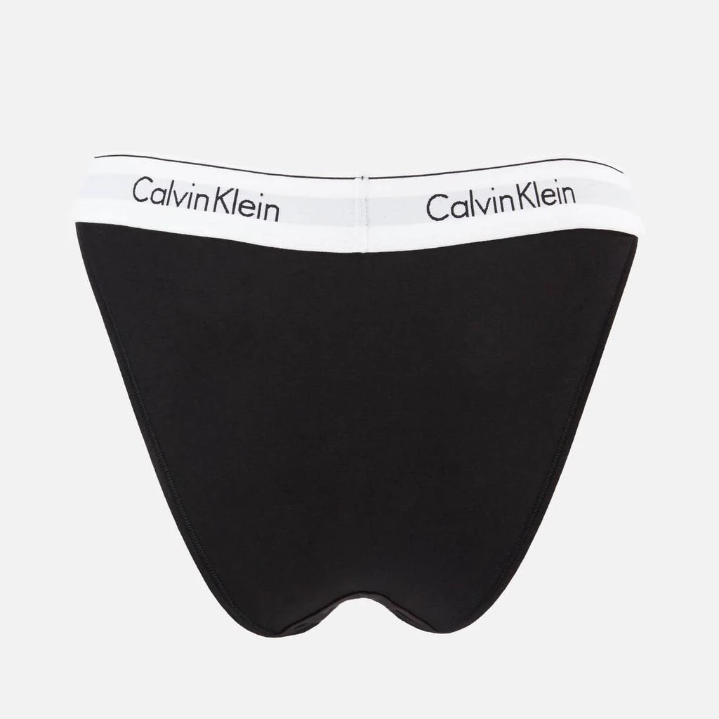 商品Calvin Klein|Calvin Klein Women's High Leg Tanga Briefs Black,价格¥190,第2张图片详细描述