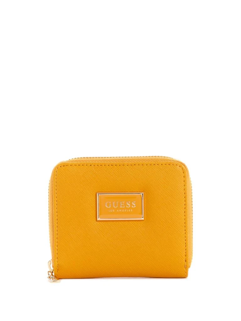 商品Guess Factory|Abree Small Zip-Around Wallet,价格¥184,第2张图片详细描述