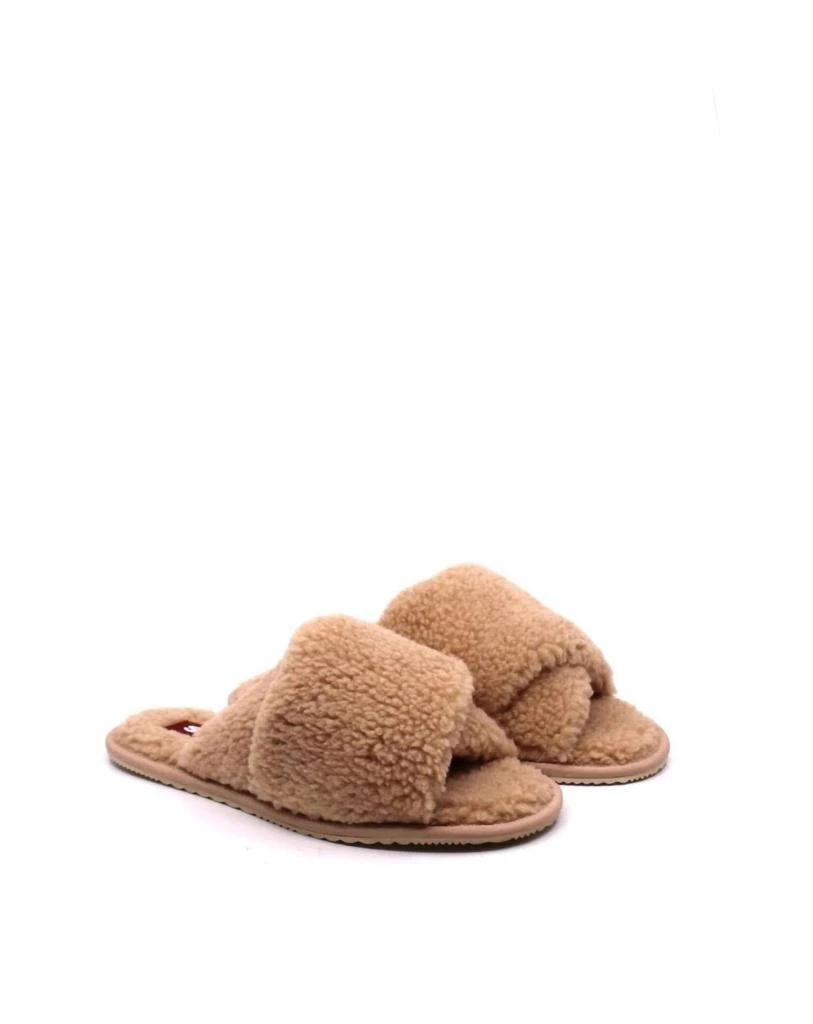 商品SOREL|Women's Mail Run Slipper In Natural Tan/natural,价格¥553,第1张图片