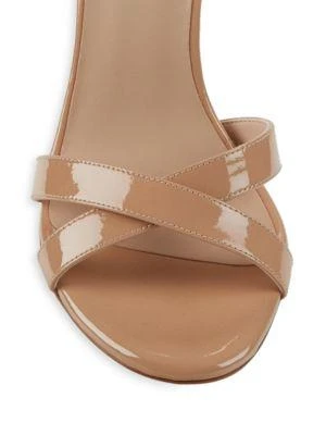 商品Stuart Weitzman|Nudist Song Patent Leather Stiletto Sandals,价格¥1026,第5张图片详细描述
