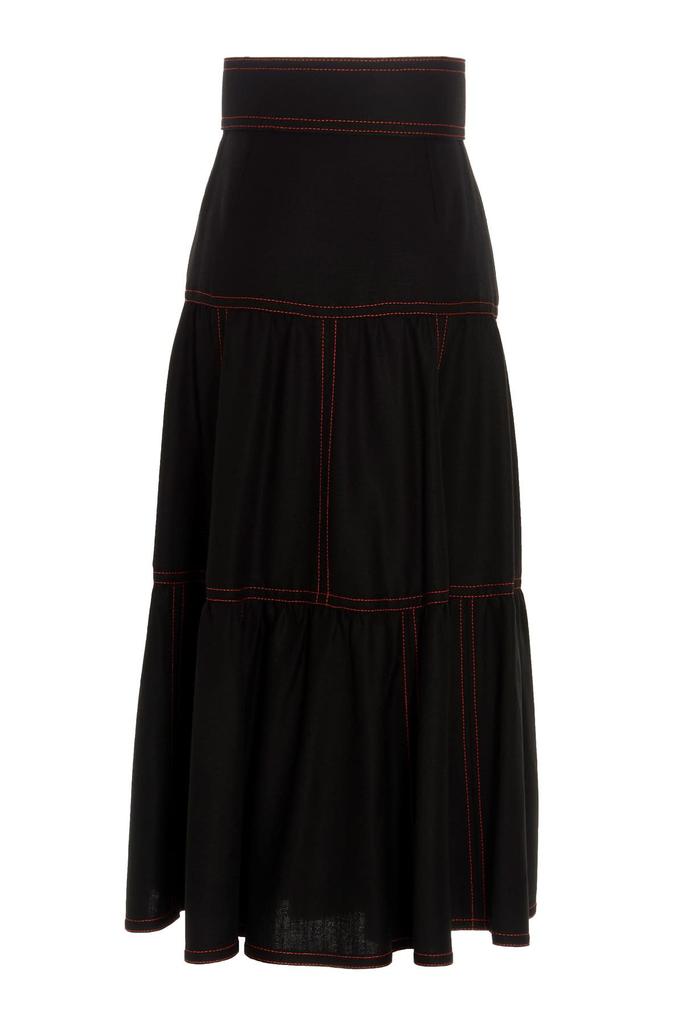 Gucci Contrasting Stitching Skirt商品第2张图片规格展示