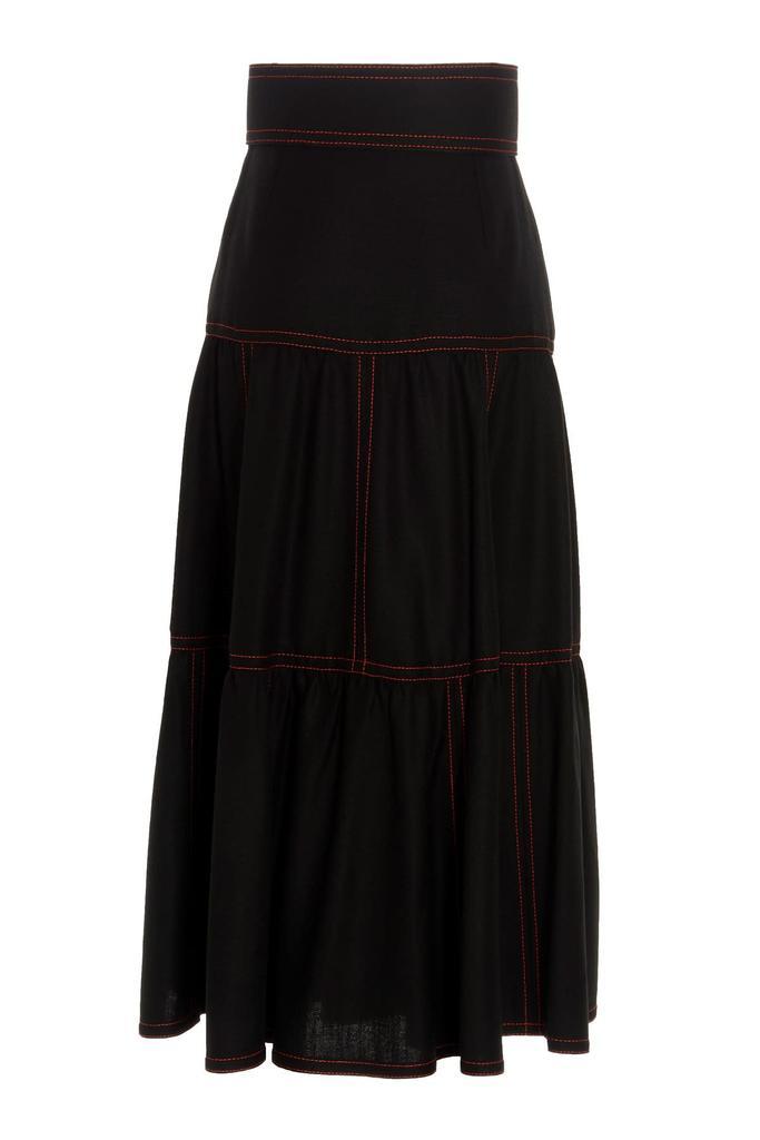 商品Gucci|Gucci Contrasting Stitching Skirt,价格¥9866,第4张图片详细描述