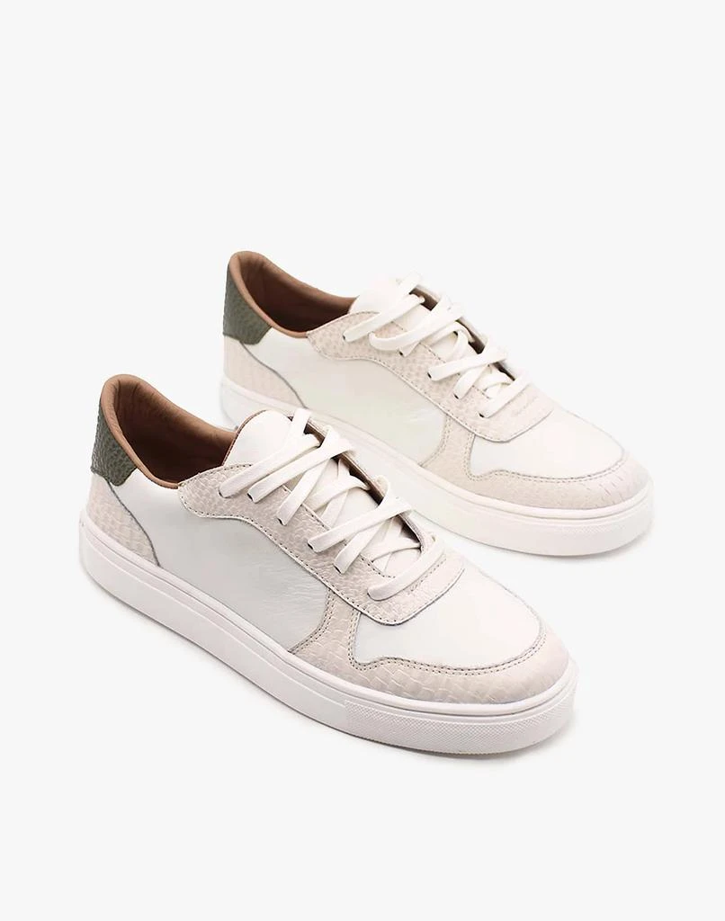 商品Madewell|KAANAS Baru Contrast Leather Lace-Up Sneaker,价格¥1102,第1张图片