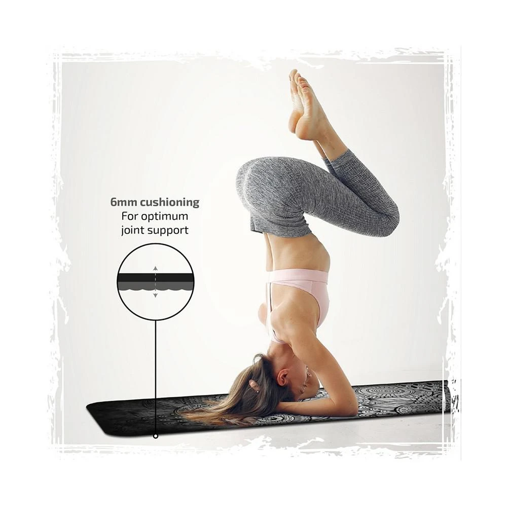 商品MILLENTI|Yoga Mat Gym Mats - 6 Millimeter Thick Suede Texture Material, Exercise Mat,价格¥733,第5张图片详细描述