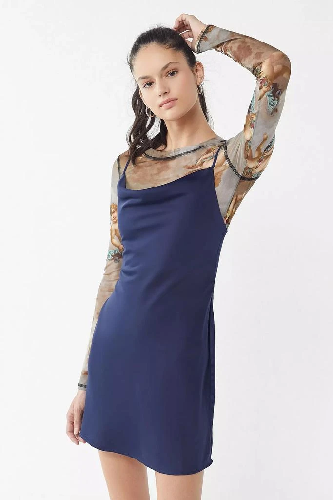 商品Urban Outfitters|UO Mallory Cowl Neck Slip Dress,价格¥112,第1张图片