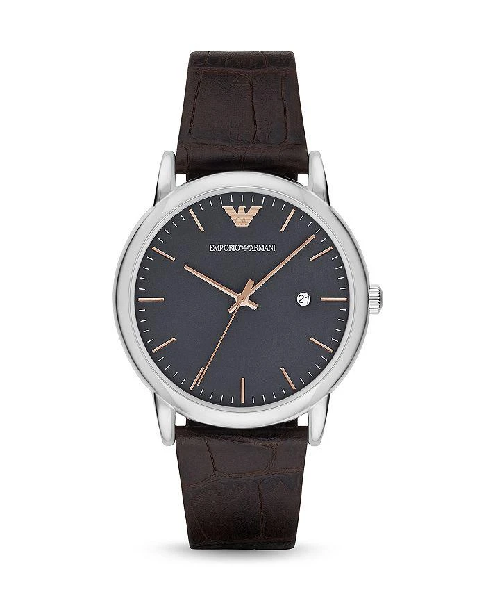 商品Emporio Armani|真皮表带腕表, 43 mm,价格¥1298,第1张图片