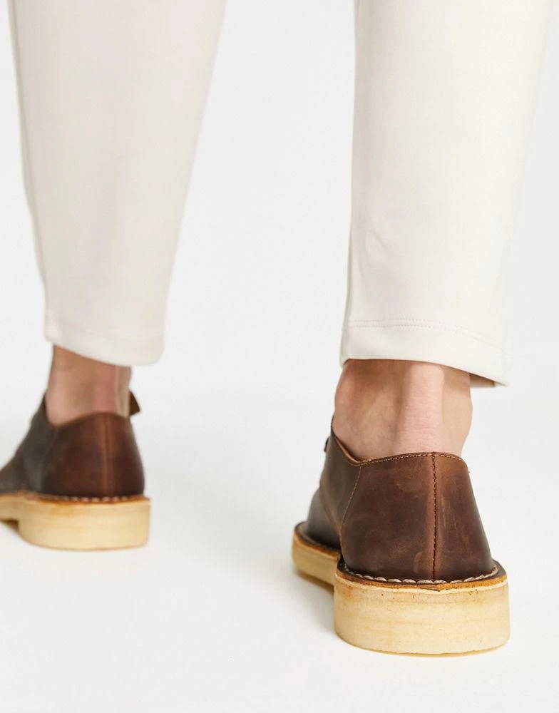 商品Clarks|Clarks Originals desert trek boots in beeswax,价格¥672,第2张图片详细描述