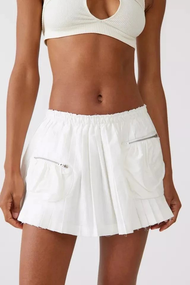 商品BDG|BDG Colton Cargo Pleated Mini Skirt,价格¥149,第1张图片