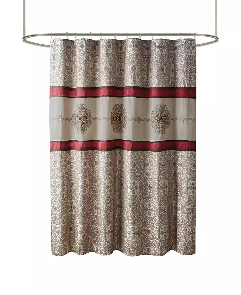 商品Madison Park|Donovan Embroidered Shower Curtain, 72" x  72",价格¥332,第2张图片详细描述