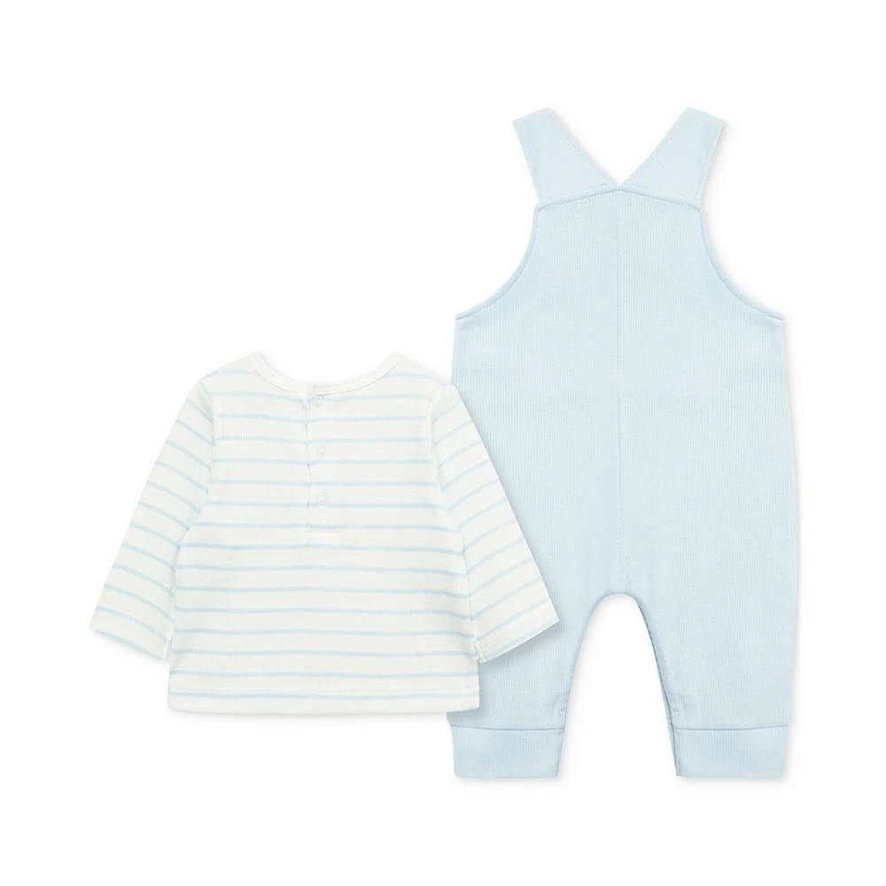 商品Little Me|Baby Boys Wonder Cotton Top and Overall, 2 Piece Set,价格¥268,第3张图片详细描述