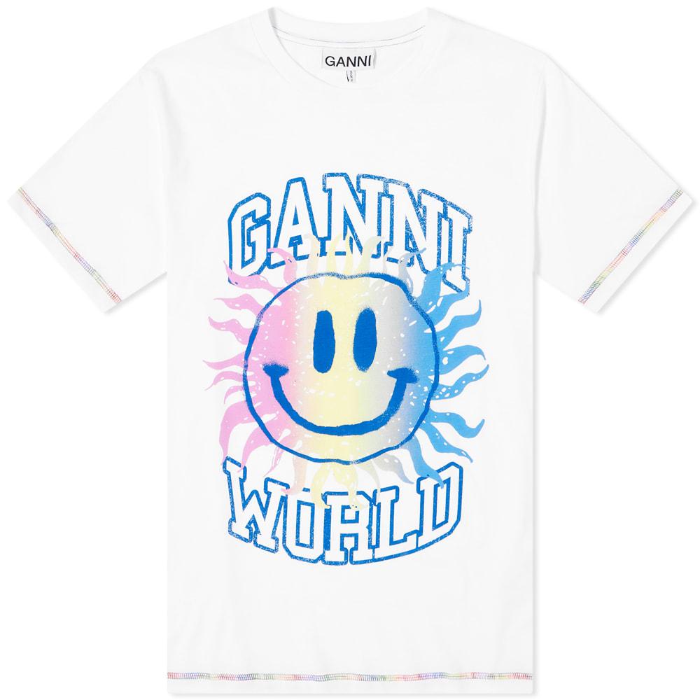 GANNI Basic Jersey Smiley Relaxed Tee商品第1张图片规格展示