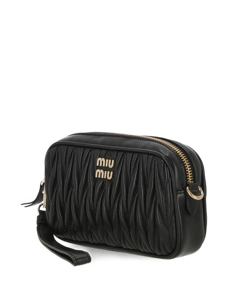 商品Miu Miu|Miu Miu Logo Plaque Clutch Bag,价格¥4475,第3张图片详细描述