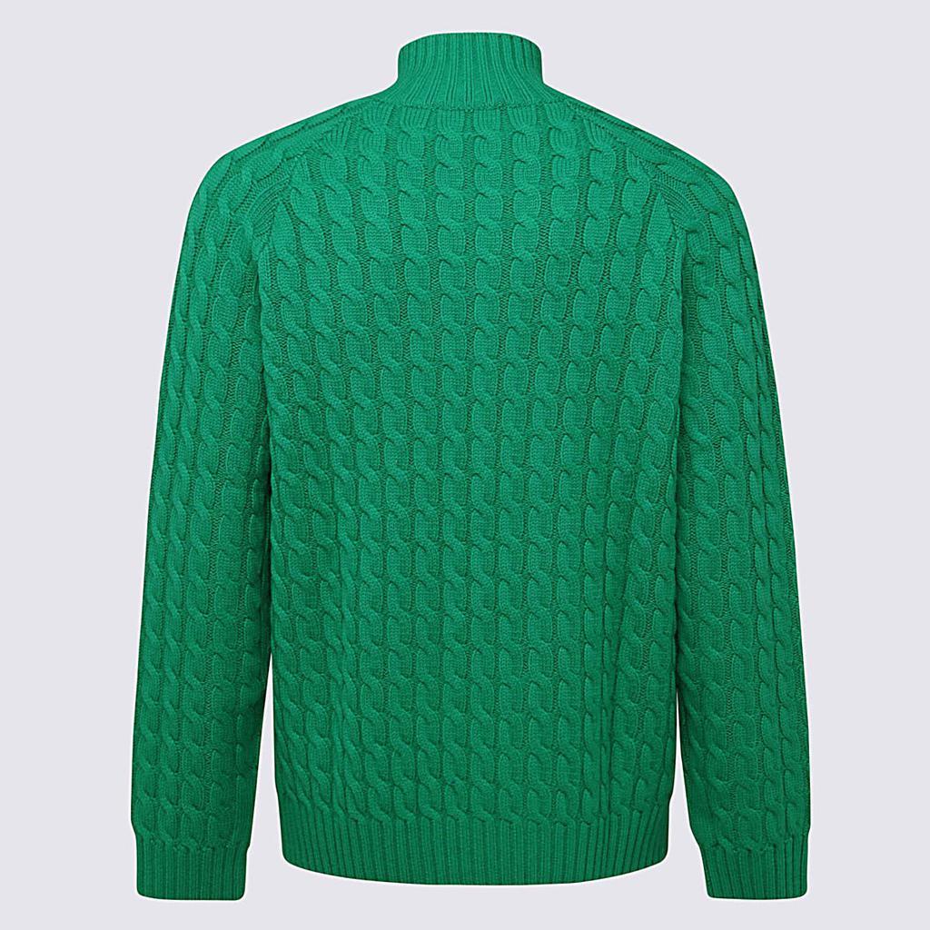 商品JW Anderson|J.W. ANDERSON GREEN MERINO WOOL JUMPER,价格¥2603,第4张图片详细描述