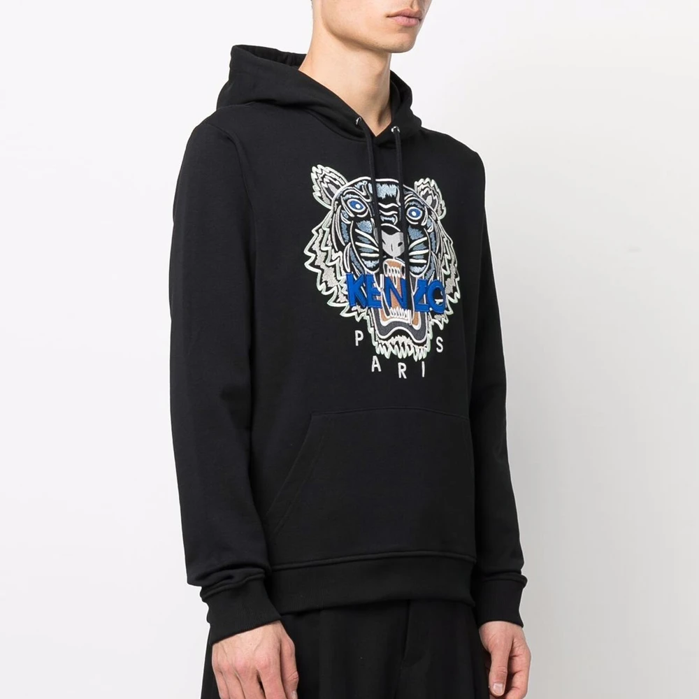 KENZO 男士黑色棉质连帽卫衣 FC55SW3334XL-99 商品