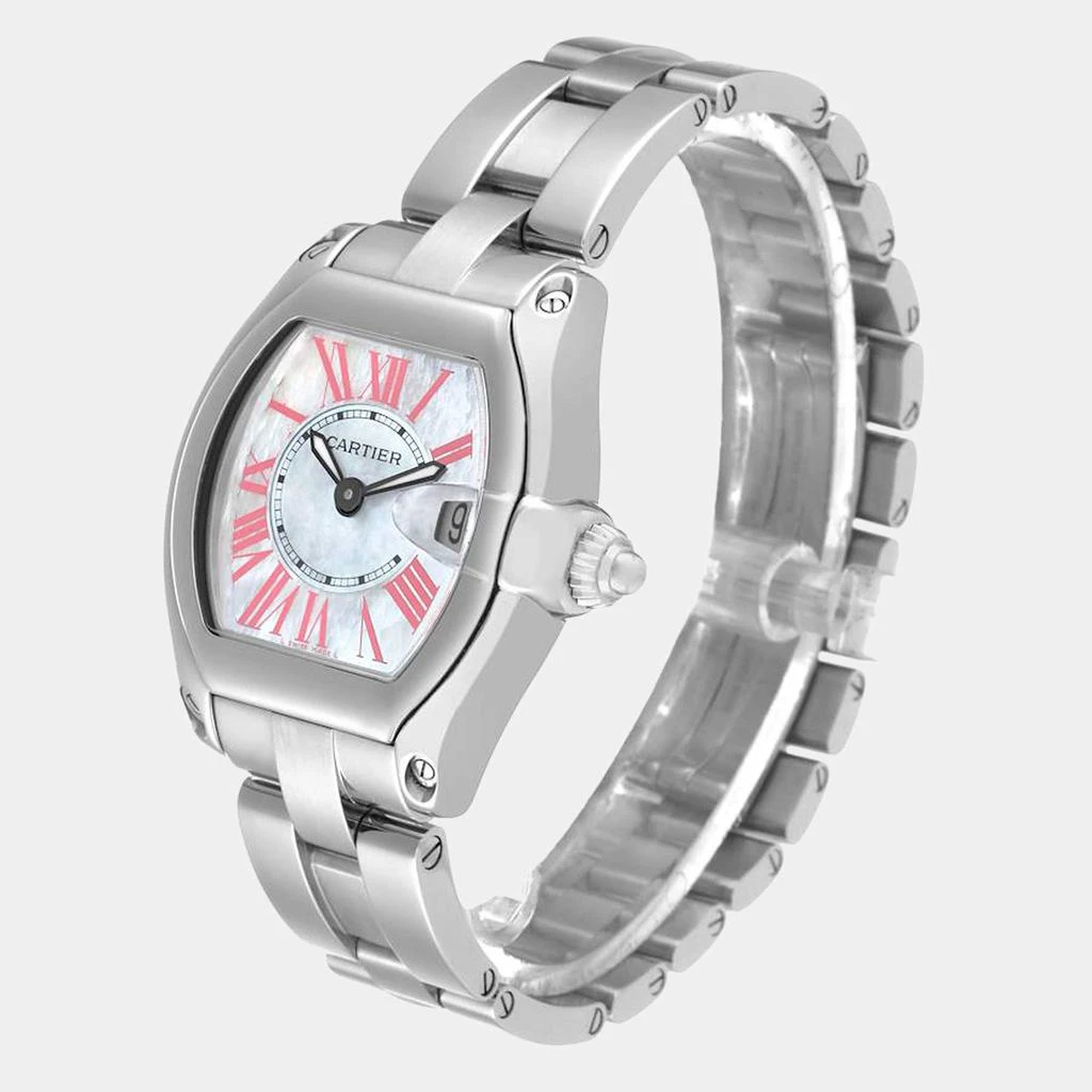 商品[二手商品] Cartier|Cartier Roadster Mother of Pearl Dial Steel Ladies Watch W6206006,价格¥36693,第3张图片详细描述