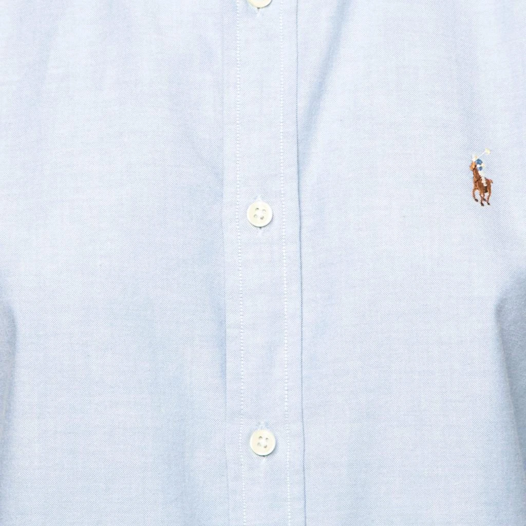 商品[二手商品] Ralph Lauren|Ralph Lauren Blue Cotton Logo Embroidered Button Front Shirt L,价格¥1060,第3张图片详细描述