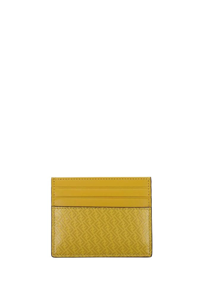 商品Fendi|Document holders Leather Yellow Sunflower,价格¥1718,第1张图片