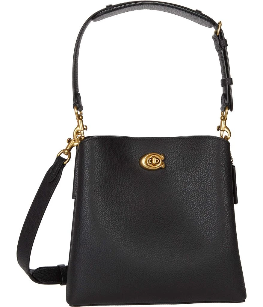 商品Coach|Polished Pebble Leather Willow Bucket,价格¥2798,第1张图片
