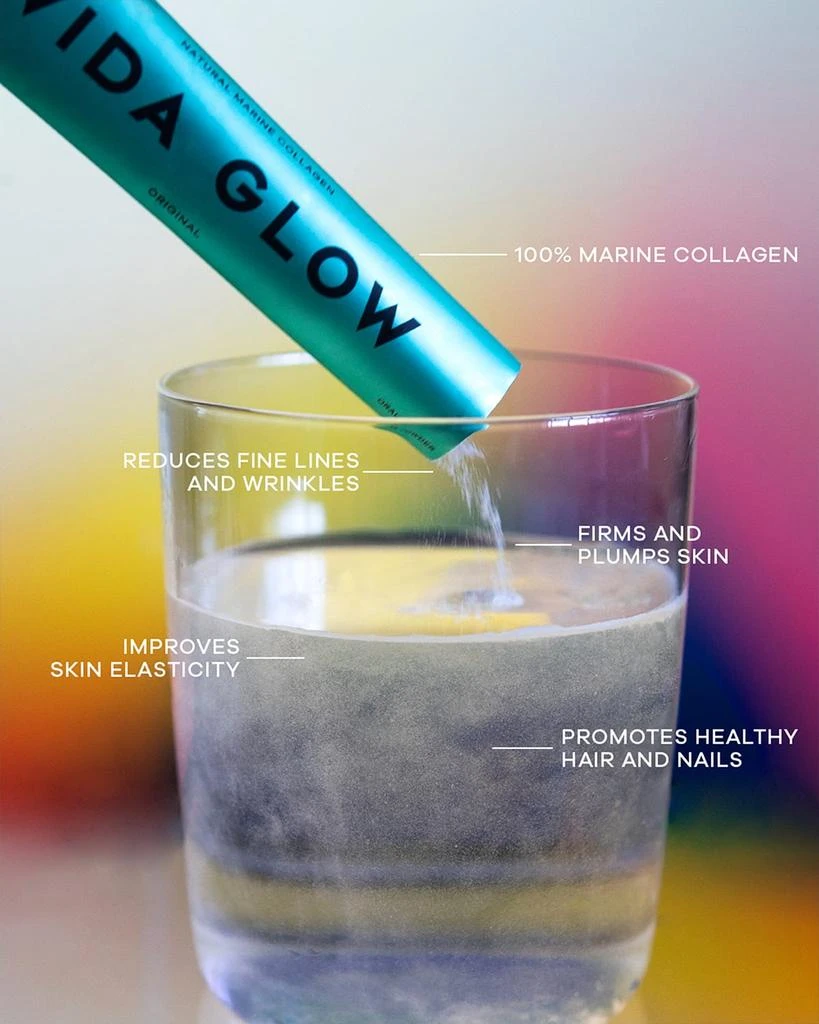 商品Vida Glow|Blueberry Marine Collagen, 30 Servings,价格¥387,第3张图片详细描述