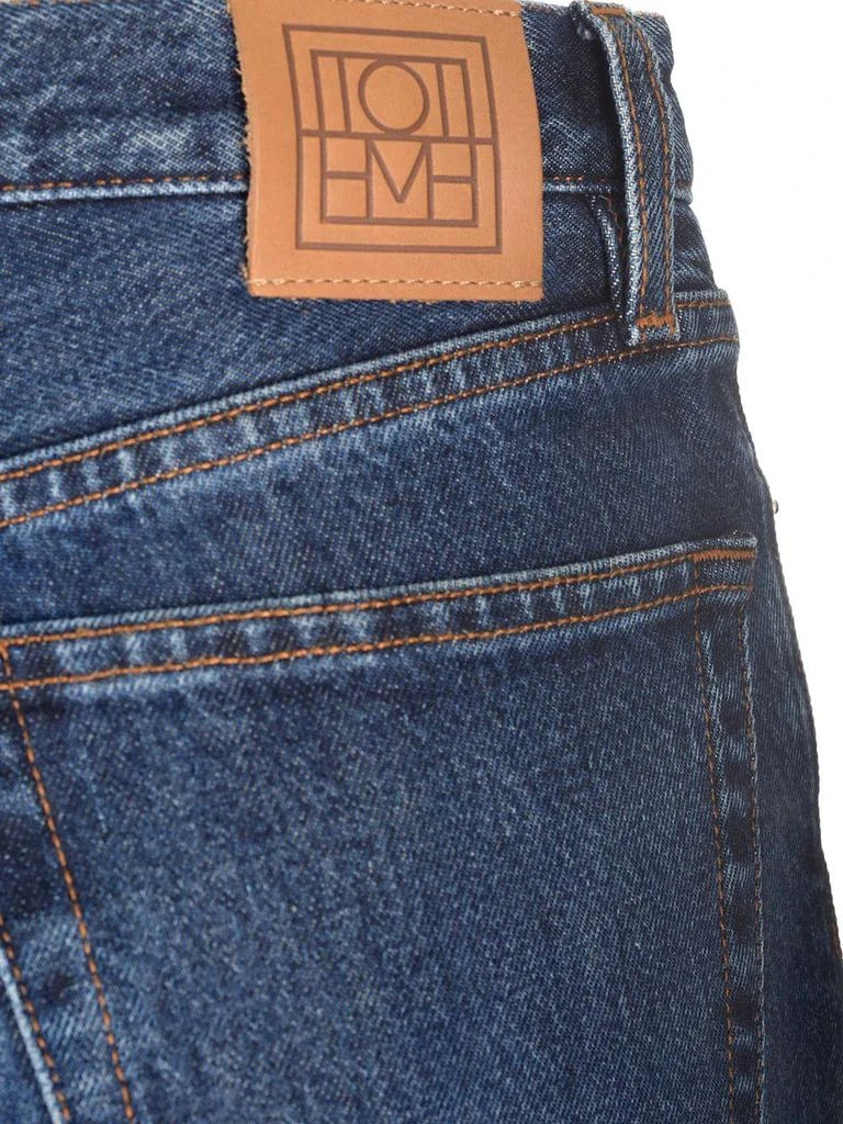 商品Totême|Totême Classic Cut Logo Patch Jeans,价格¥1846,第5张图片详细描述
