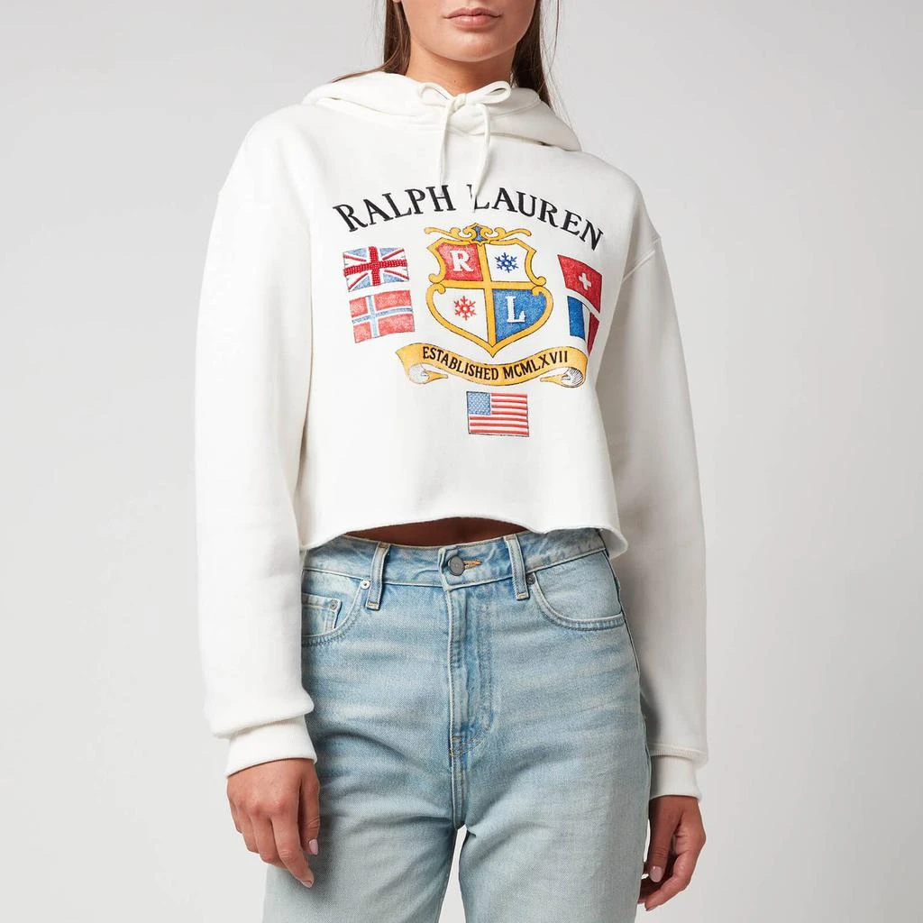 商品Ralph Lauren|Polo Ralph Lauren Women's Crest Long Sleeve Sweatshirt - Nevis,价格¥705,第1张图片