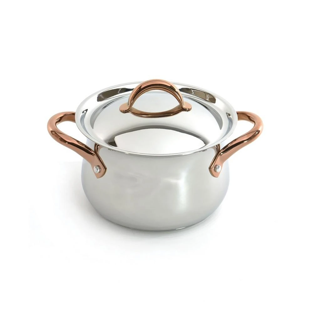 商品BergHOFF|Ouro Stainless Steel Covered Dutch Oven,价格¥1236,第1张图片