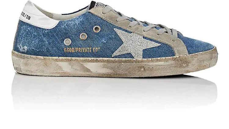 商品Golden Goose|Women's Superstar Denim Sneakers,价格¥3942,第1张图片